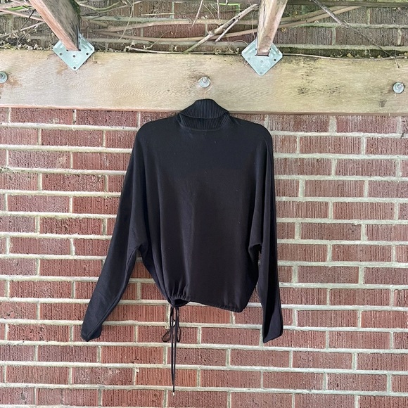 Lauren Ralph Lauren Turtleneck Sweater in Black Cashmere/Silk Blend Size M - Picture 3 of 5